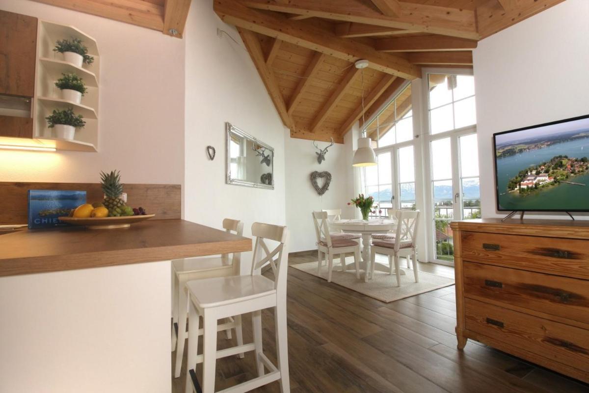 Haus Chiemsee-Blick Gstadt am Chiemsee Exterior foto