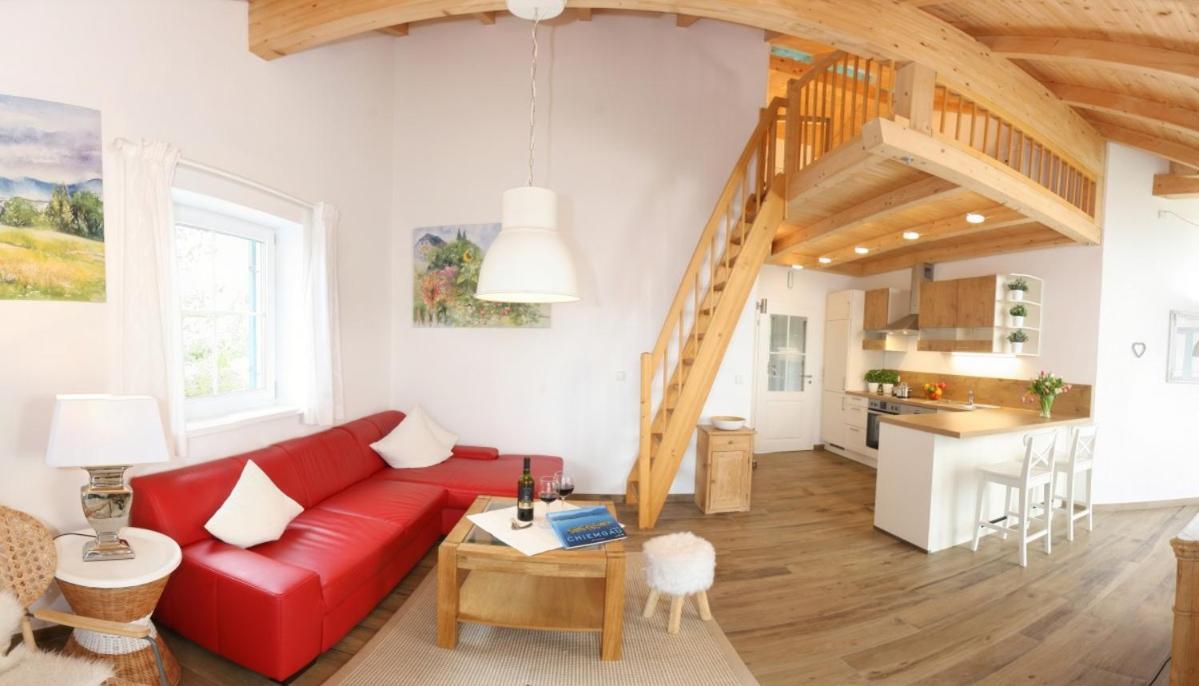 Haus Chiemsee-Blick Gstadt am Chiemsee Exterior foto