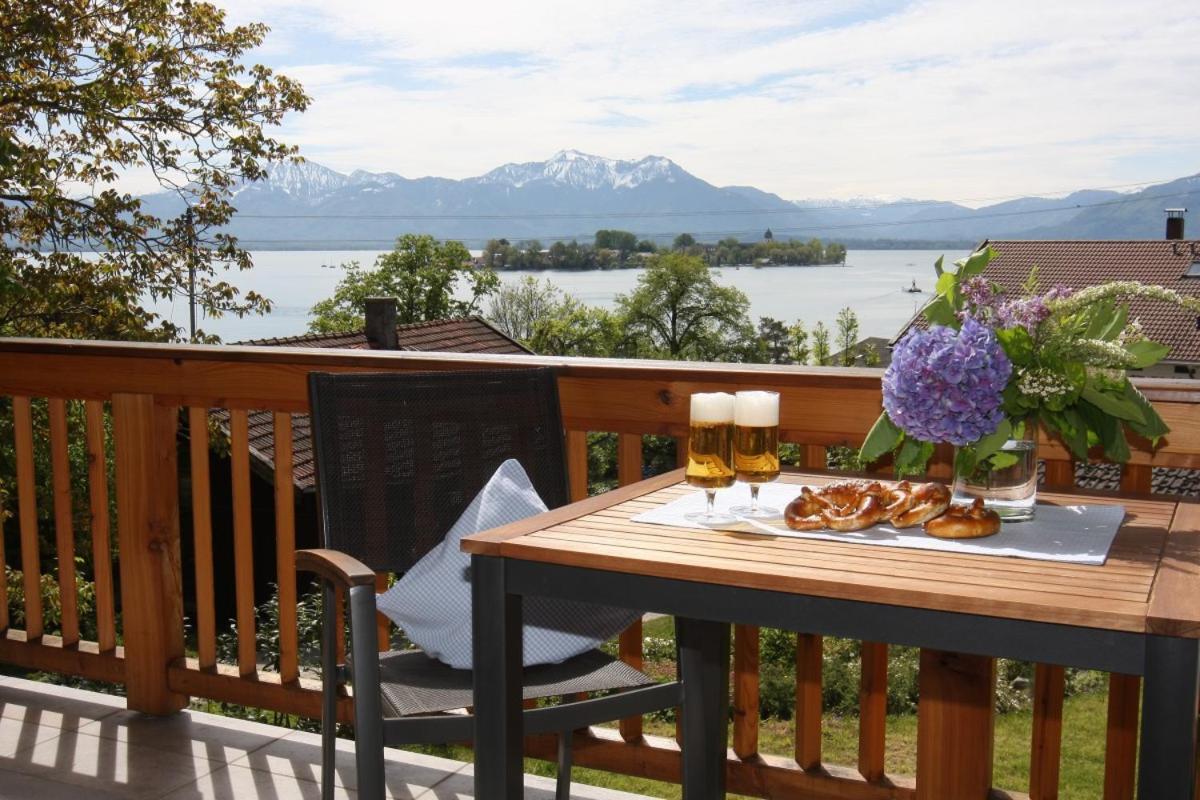 Haus Chiemsee-Blick Gstadt am Chiemsee Exterior foto